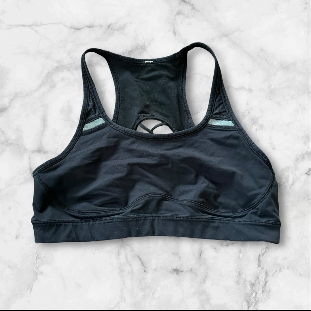 Lululemon Women's Energy Sports Bra Top Racerback‎ Criss Cross Strappy Active 12